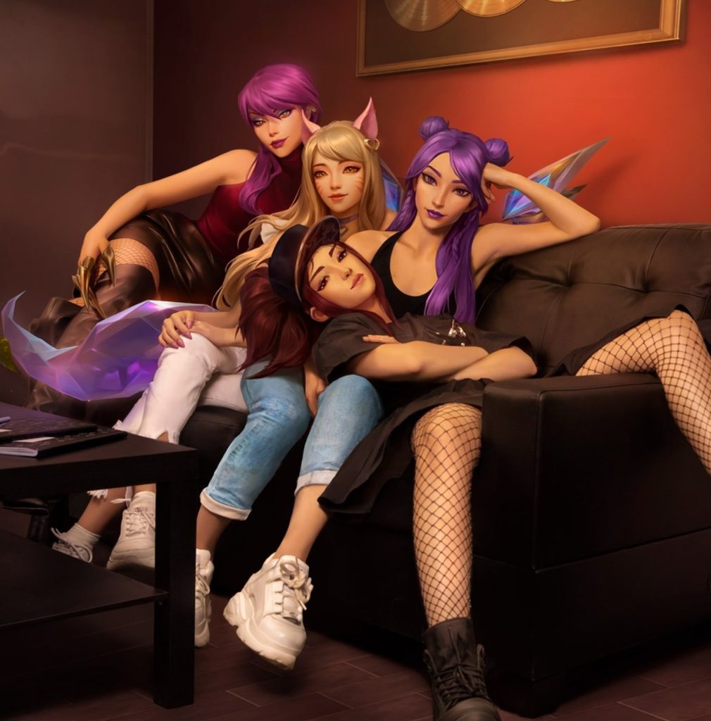 K/DA music image from instagram 