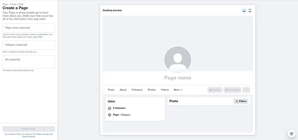 Setting Up a Facebook Business Page