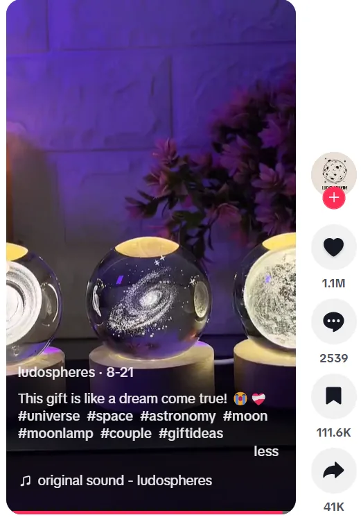 an example of well optimized tiktok video