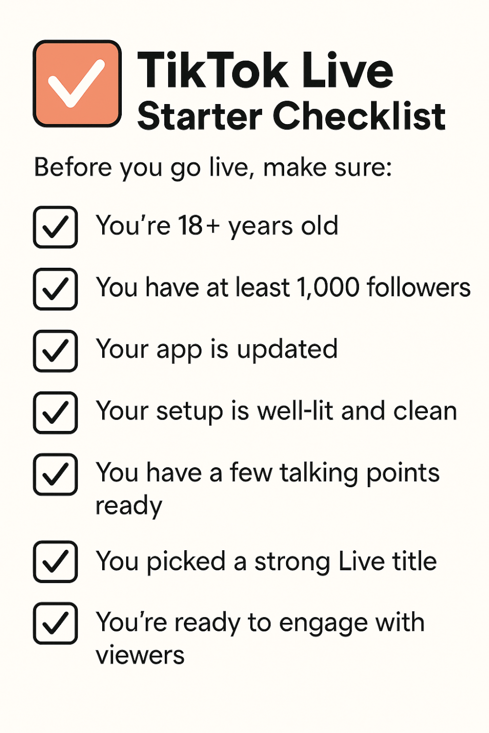 TikTok Live: How to Go Live & Follower Requirements
