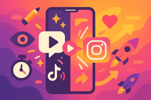 TikTok and Instagram collaboration illustration for Reels hooks
