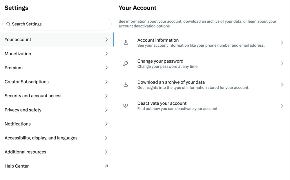 How to delete your Twitter account on desktop