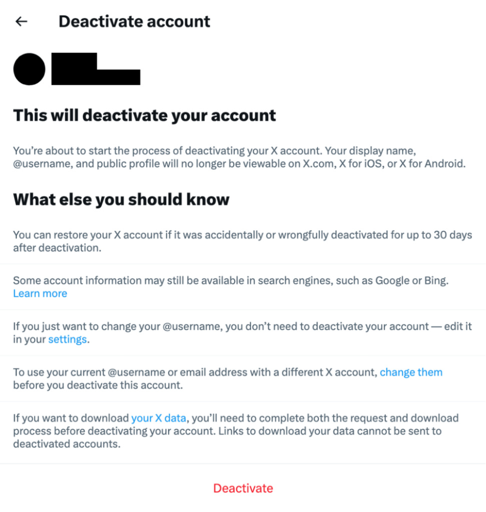 How to delete your Twitter account on desktop