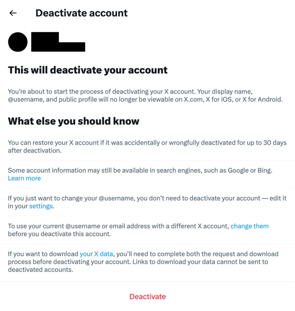 How to delete your Twitter account on desktop