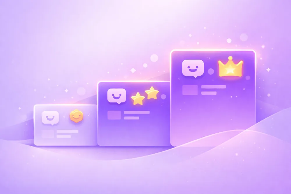 Illustration showing three distinct Twitch subscription tiers with increasing perks and support levels