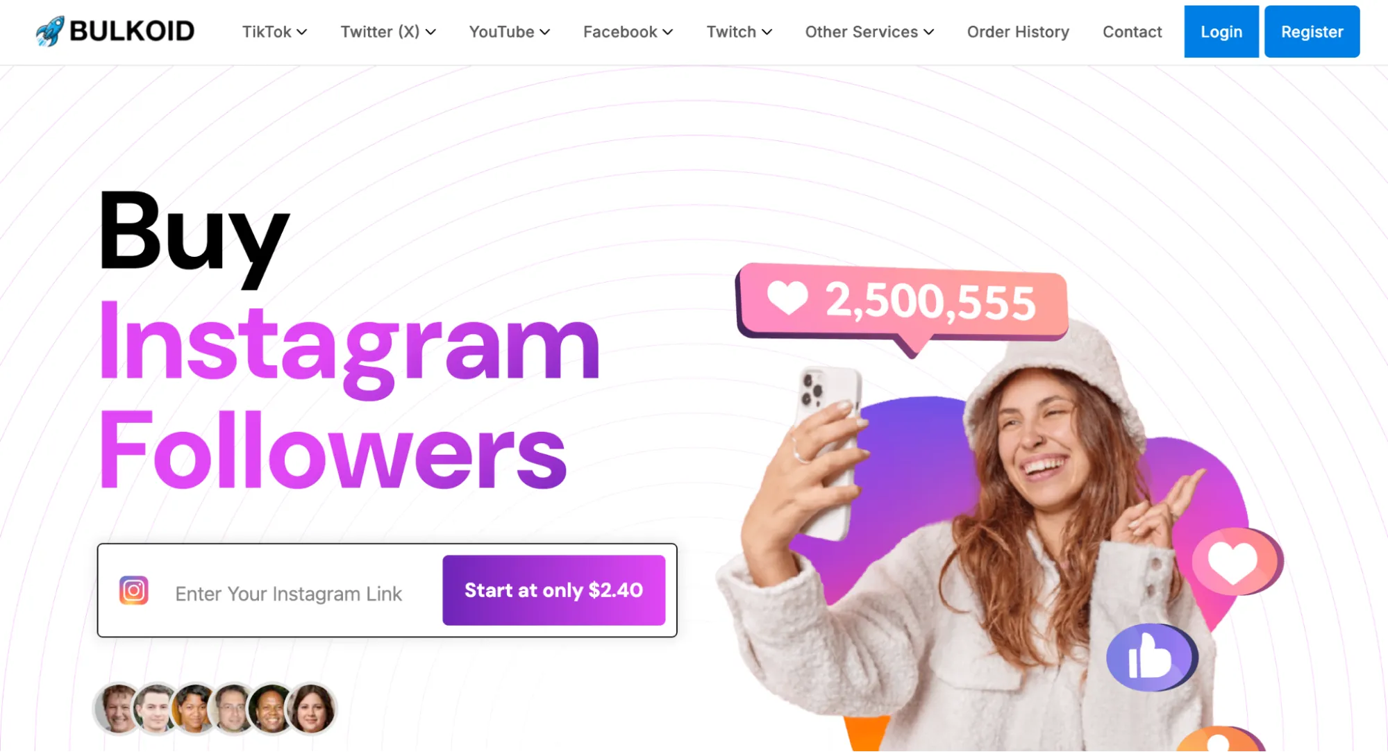Bulkoid Instagram Followers Service