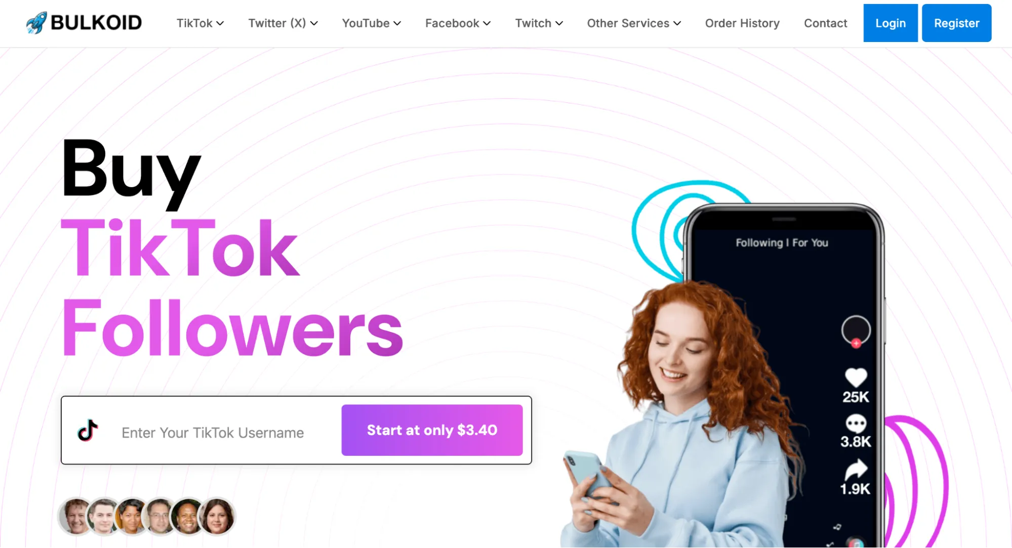 Bulkoid TikTok Followers Service