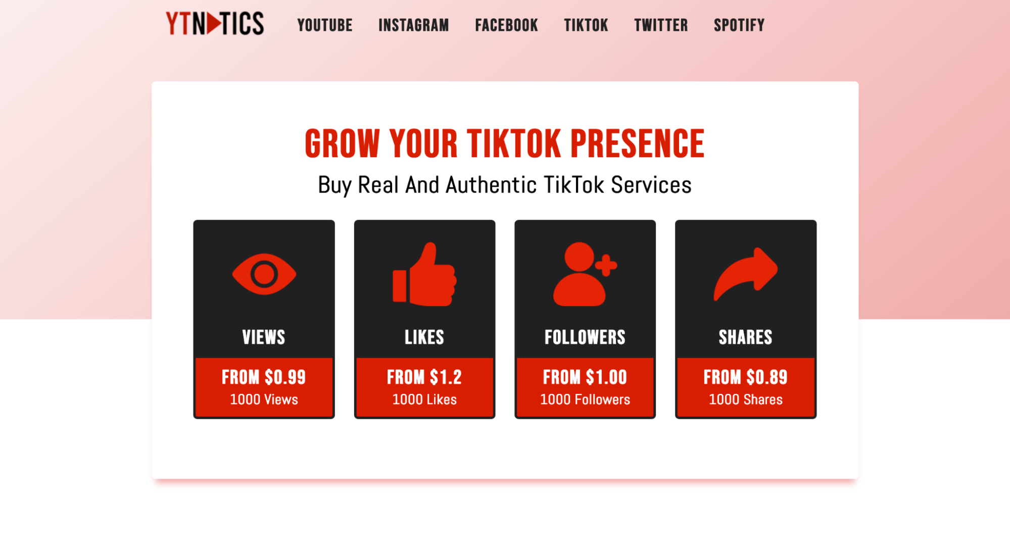 YTNotics TikTok Followers