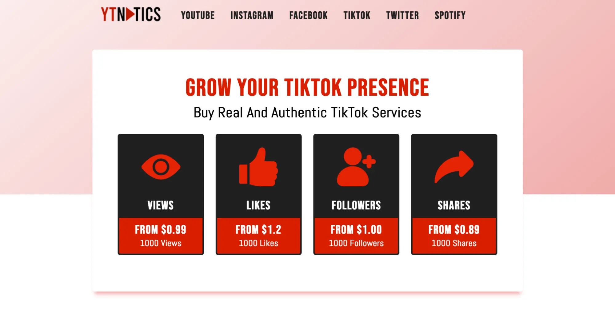 YTNotics TikTok Followers