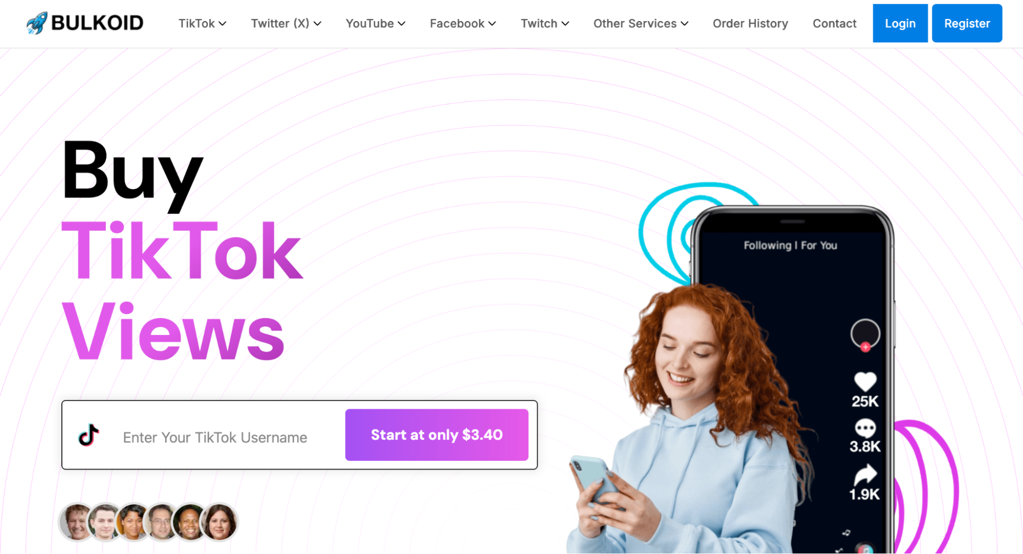 Bulkoid TikTok Views Service