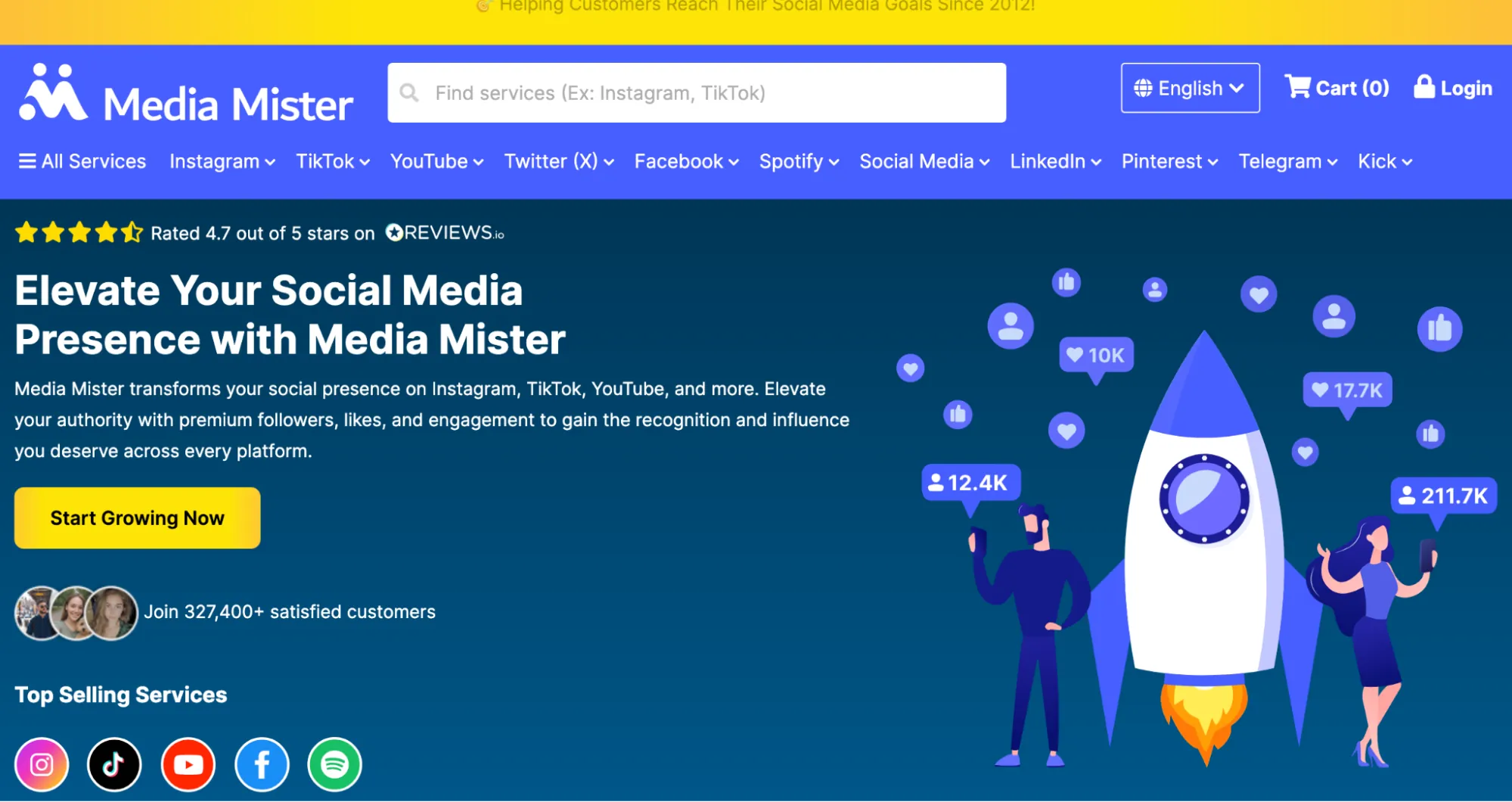 MediaMister TikTok Views