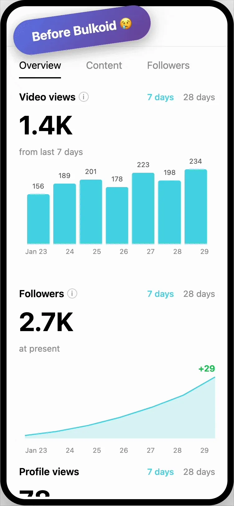 1 Million TikTok Views